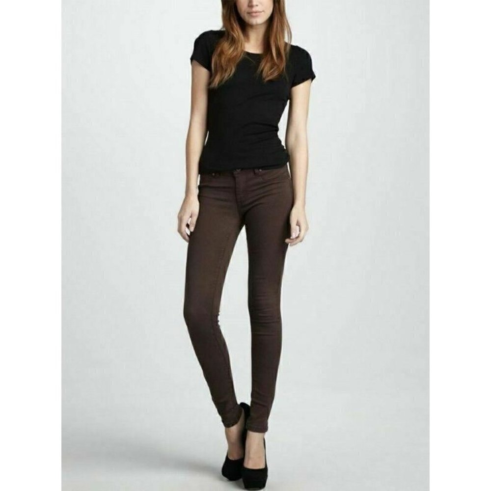 Blank NYC Women's  The Spray On Skinny Brown Jeans - Picture 4 of 12